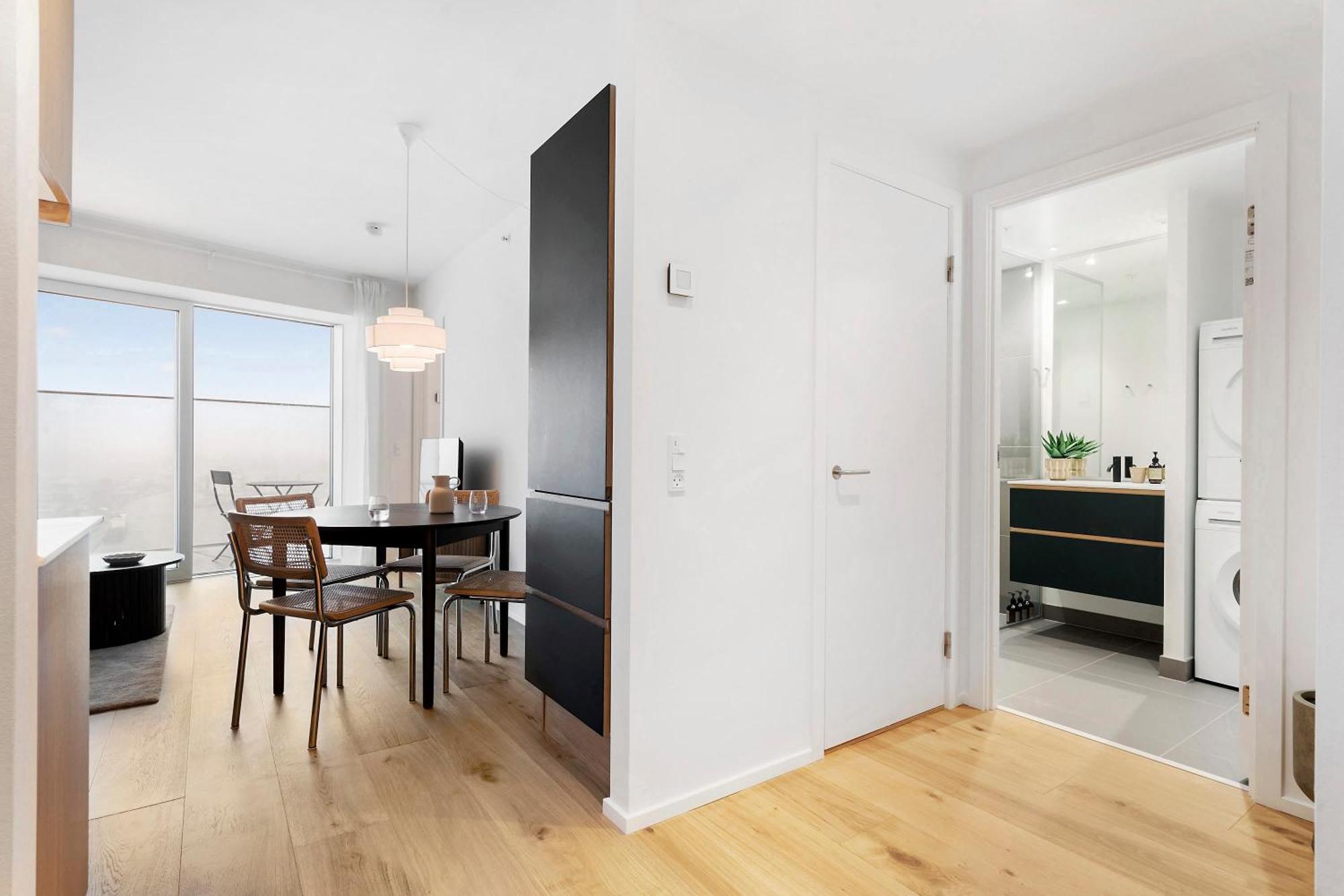 Penthouse Paradise On 39Th Floor Apartment Arhus Bagian luar foto