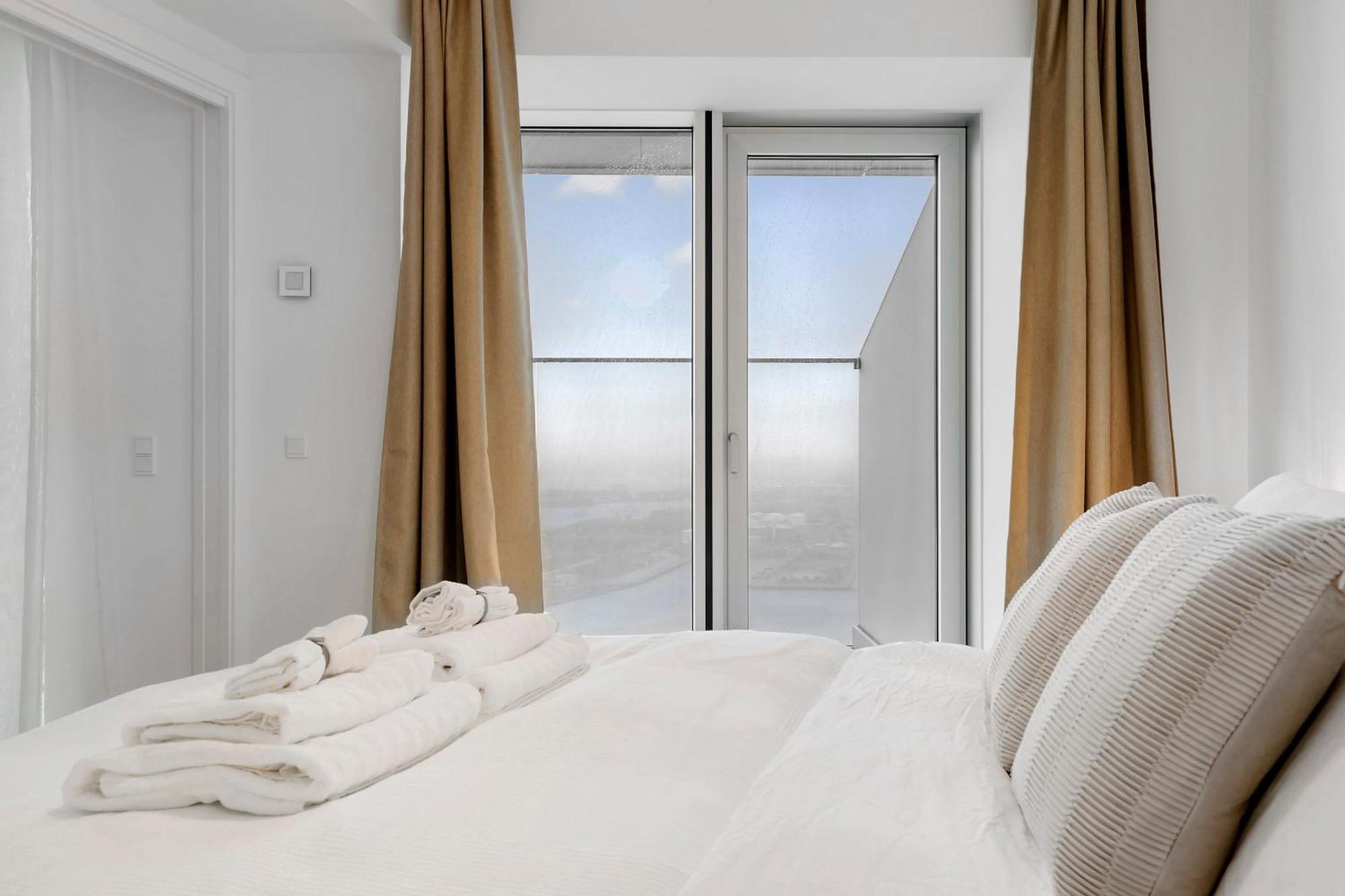 Penthouse Paradise On 39Th Floor Apartment Arhus Bagian luar foto