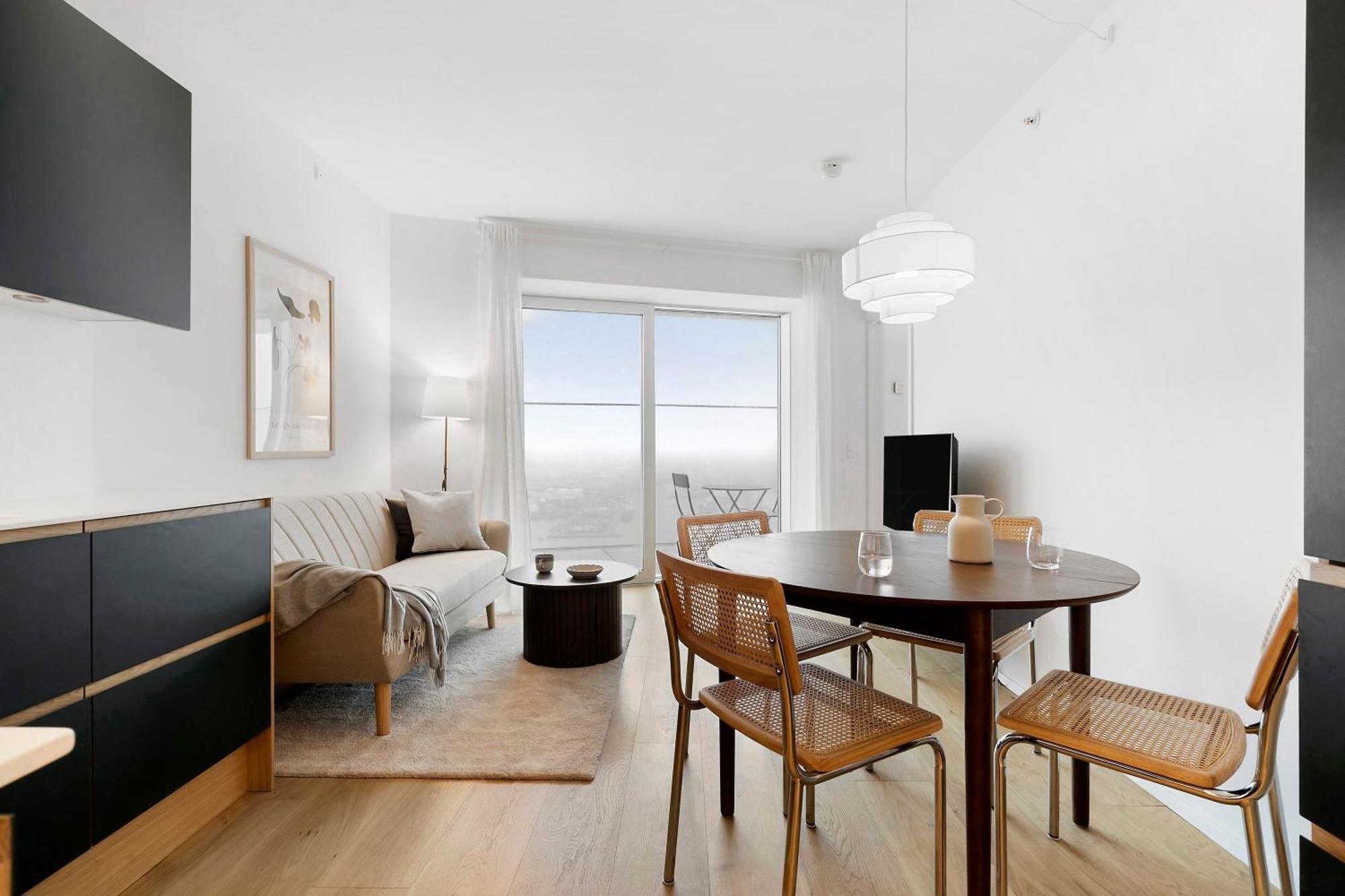 Penthouse Paradise On 39Th Floor Apartment Arhus Bagian luar foto